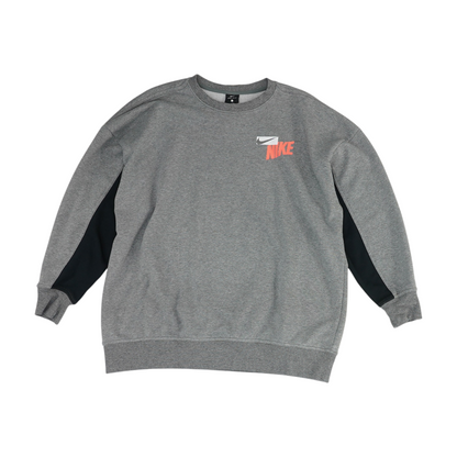 Gray Solid Sweatshirt Pullover