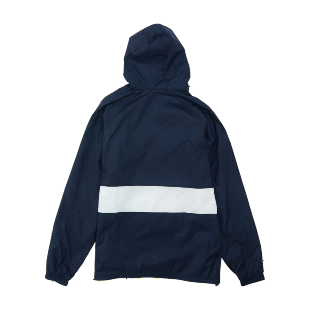Navy Color Block Hoodie Pullover