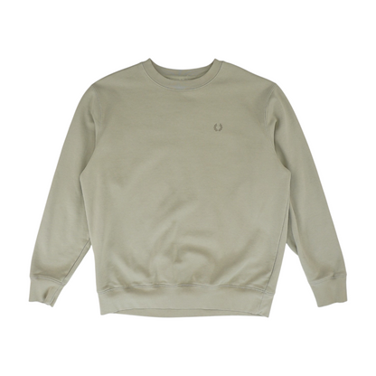 Tan Solid Sweatshirt Pullover