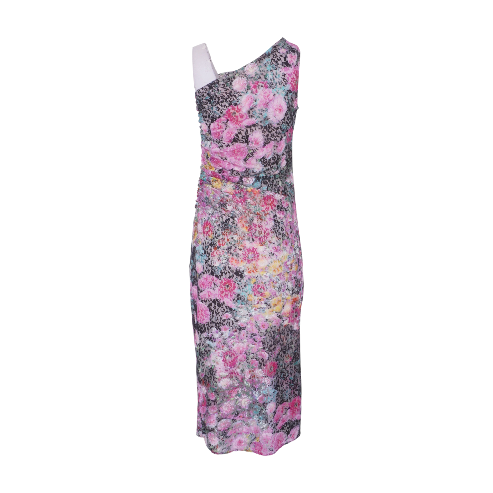 Multi Floral Midi Dress