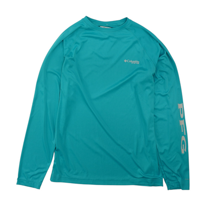 Turquoise Solid Active T-Shirt