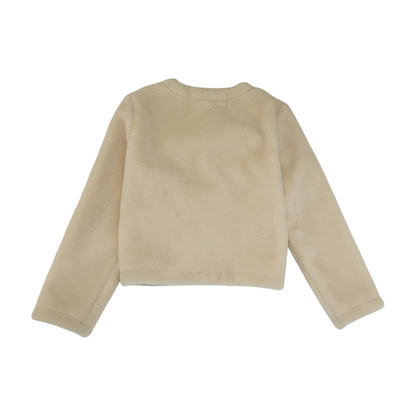 Beige Solid Jacket