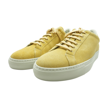 Tan Retro Suede Low-Top Athletic Shoes