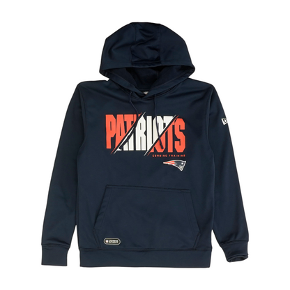 Navy New England Patriots Solid Hoodie Pullover