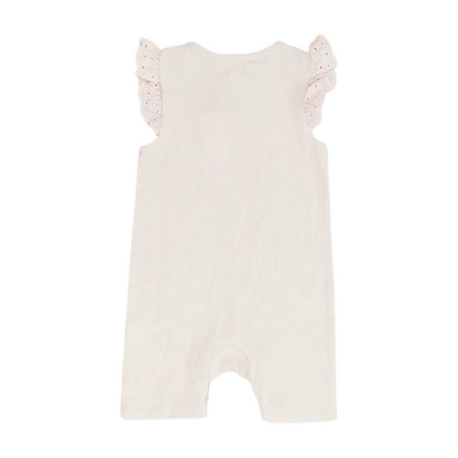 Pink Short Sleeve One-Piece