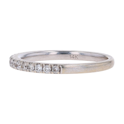 1/4 ctw 14K White Gold Diamond Band Ring