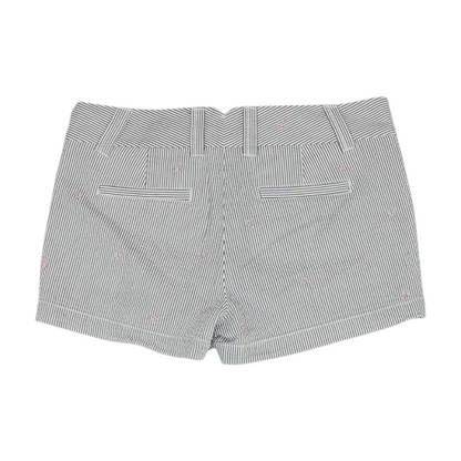 Navy Striped Chino Shorts