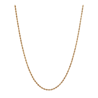 14K Yellow Gold Chain Necklace