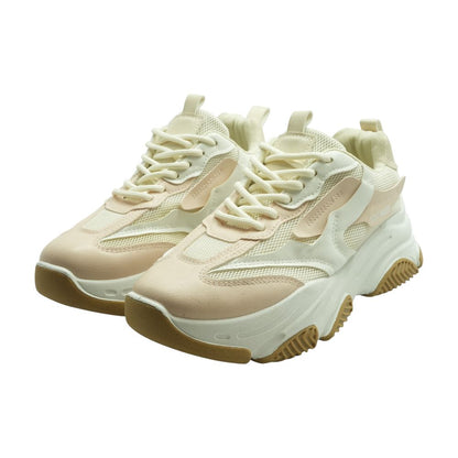 Galaxy Beige Low Top Athletic Shoes