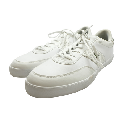 White Low-Top Athletic Shoes