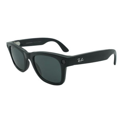 Black Wayfarer Smart Glasses
