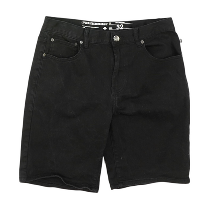 Black Denim Shorts