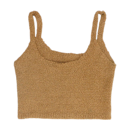 Tan Plus Solid Pajama Top