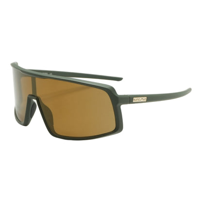 Green Upshot Square Sunglasses