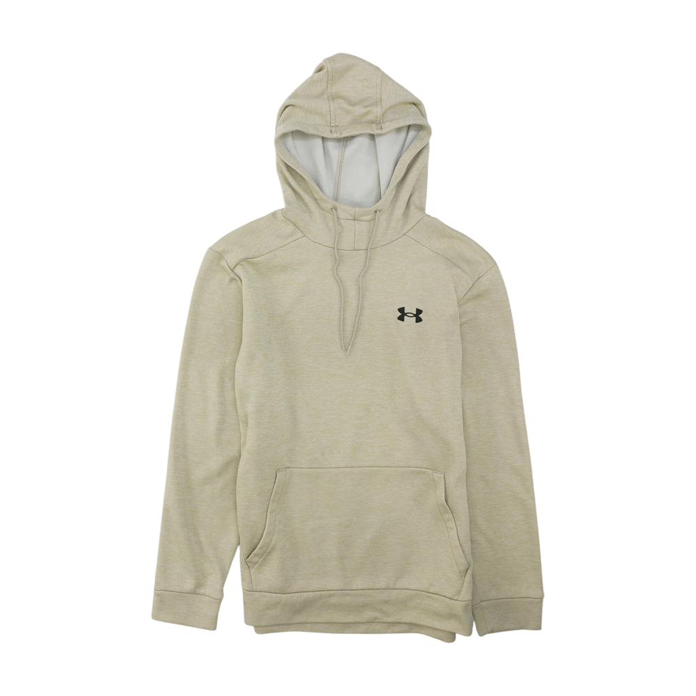 Tan Solid Hoodie Pullover