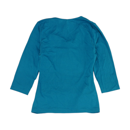 Teal Petite Blouse