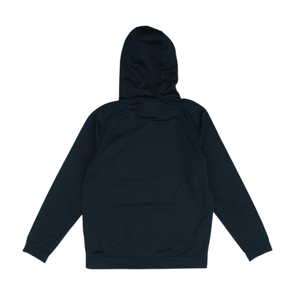Black Solid Hoodie Pullover