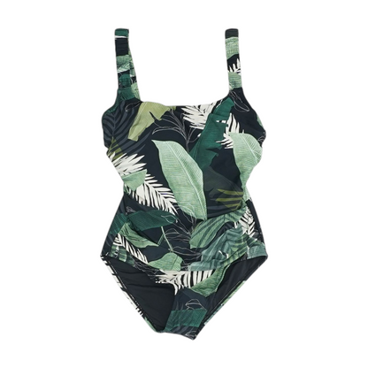 Black Tropical One-Piece