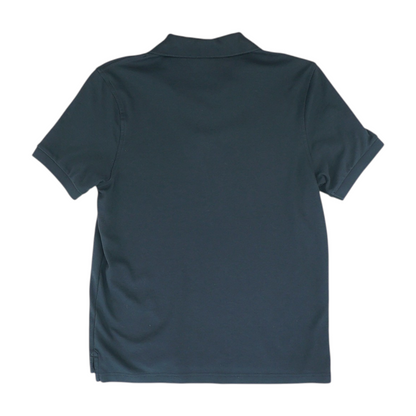 Black Solid Short Sleeve Polo