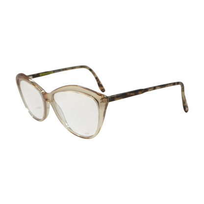 Beige Round Prescription Eyewear