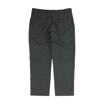 Gray Check Regular Pants