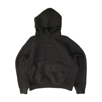 Gray Solid Hoodie Pullover