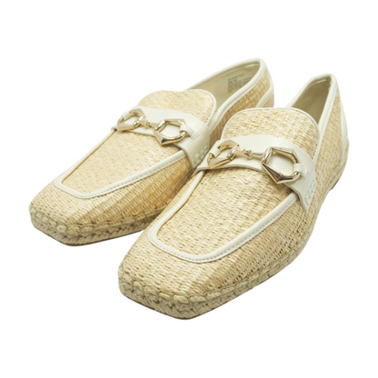 Beige Slip-On Flats