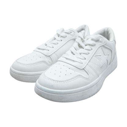 White Low Top Athletic Shoes