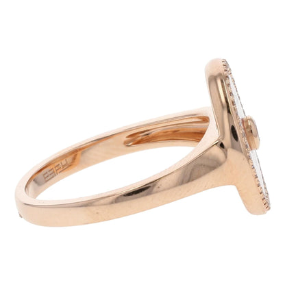 1/10 ctw 14K Rose Gold Statement Ring