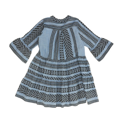 Blue Print Dress