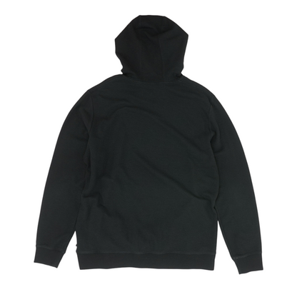 Black Solid Hoodie Pullover