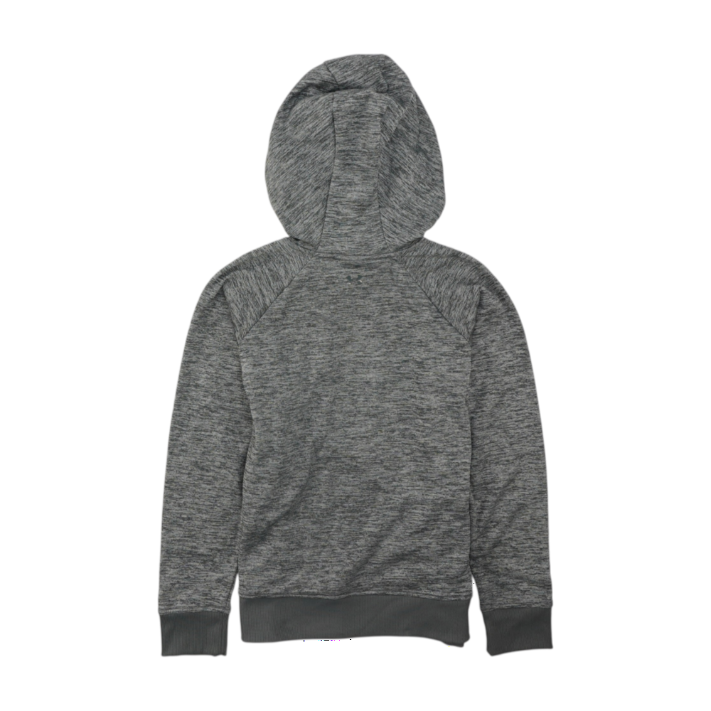 Gray Solid Hoodie Pullover