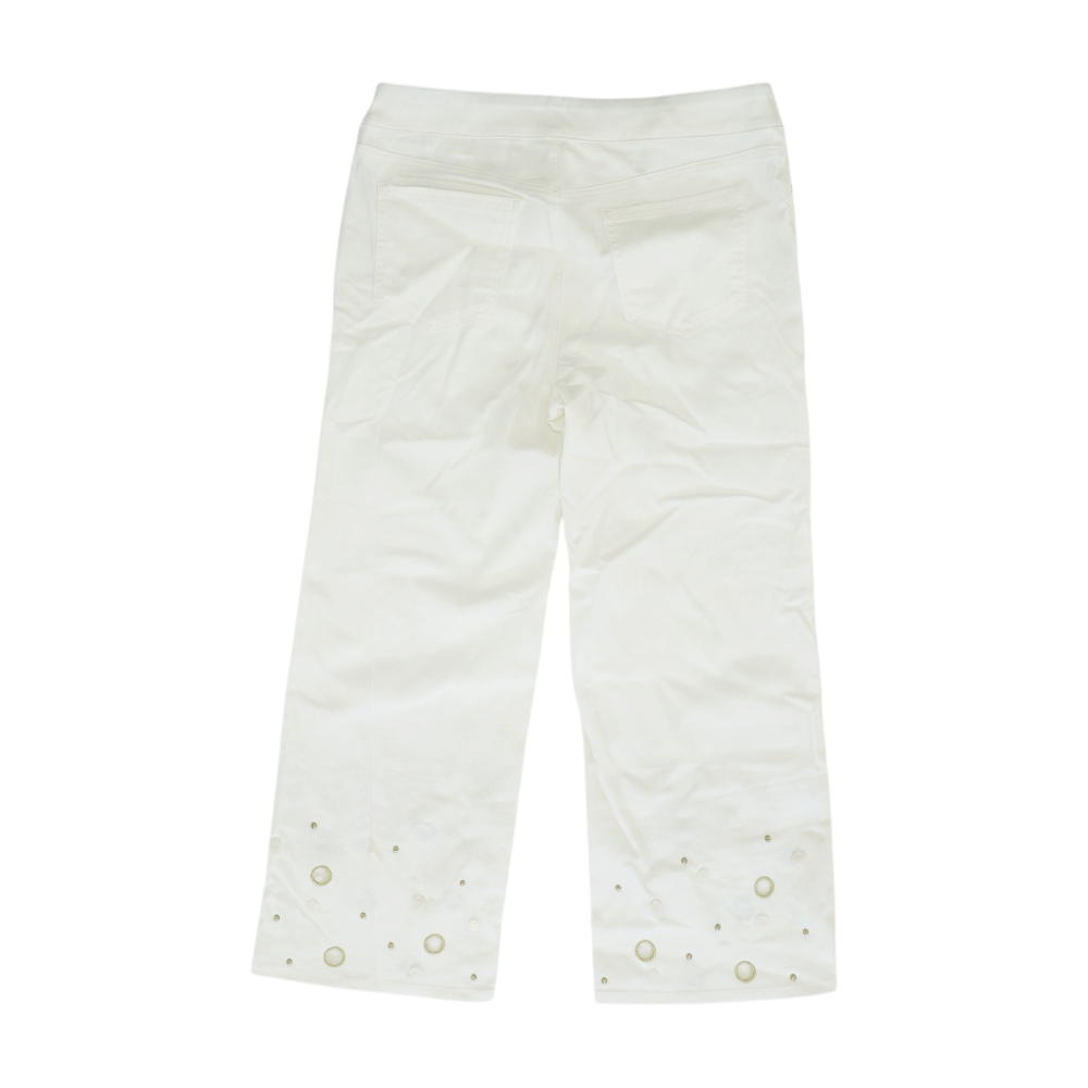 White Straight Jeans