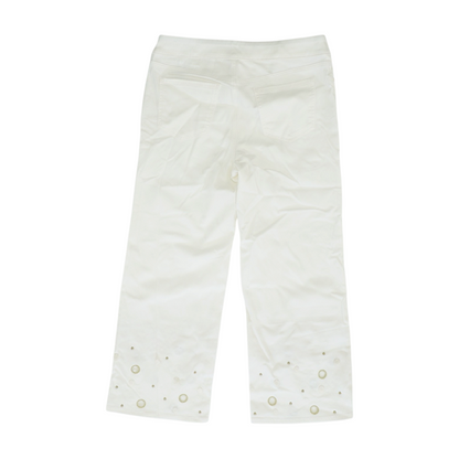 White Straight Jeans