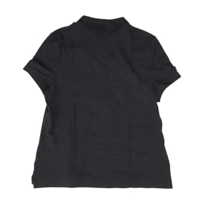 Black Solid Polo