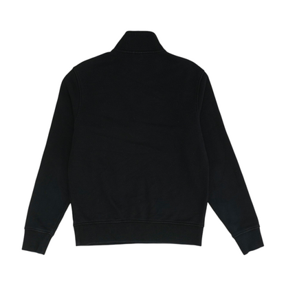 Black Color Block 1/4 Zip Pullover
