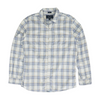 White Check Long Sleeve Button Down