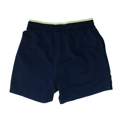 Navy Solid Active Shorts
