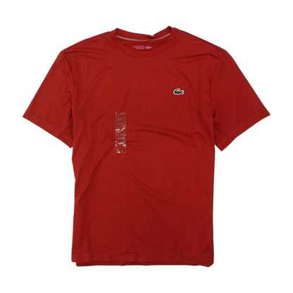 Red Solid Active T-Shirt