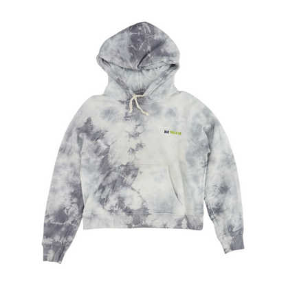 Blue Tie-Dye Hoodie Pullover