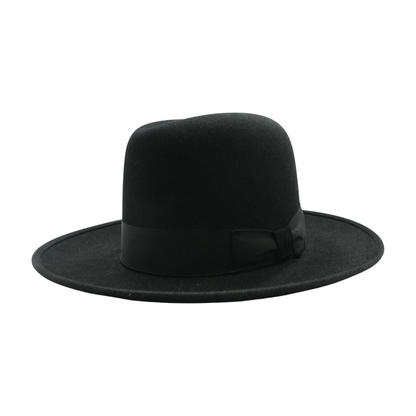 Kova Fedora in Black Wool