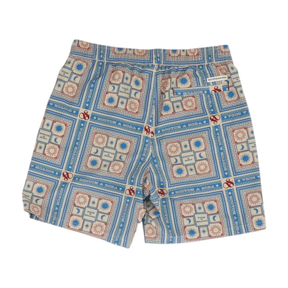Blue Graphic Swim Bottom