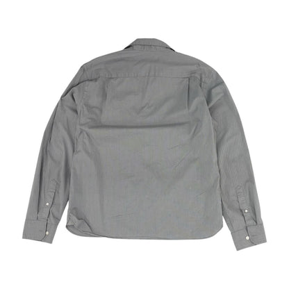 Gray Misc Long Sleeve Button Down