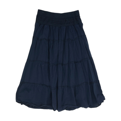 Navy Midi Skirt