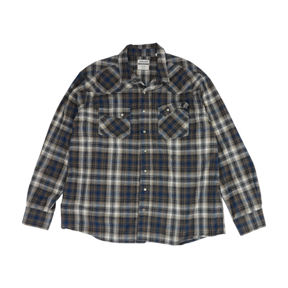 Multi Plaid Long Sleeve Button Down