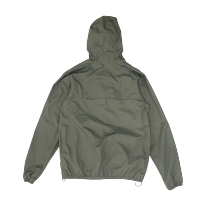 Gray Solid Rain Jacket