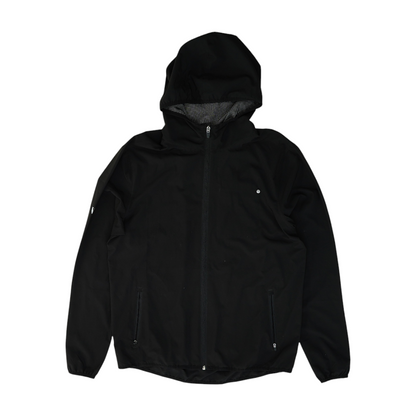 Black Solid Active Jacket