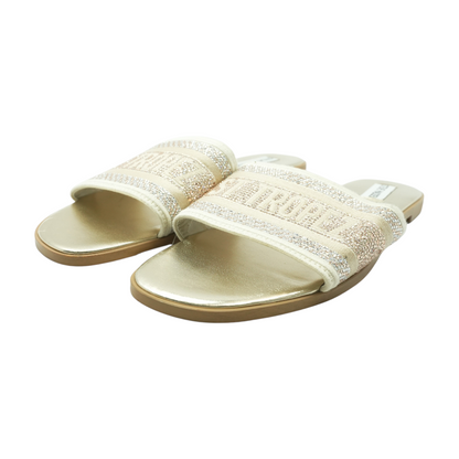 Gold Flat Sandals