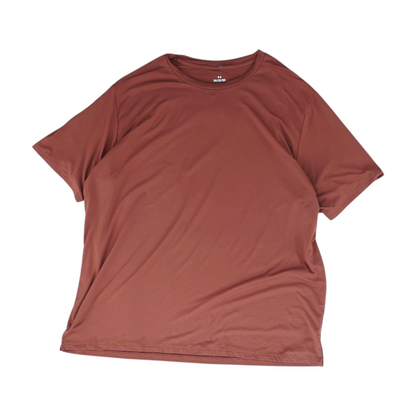 Rust Solid Active T-Shirt