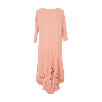 Peach Plus Midi Dress